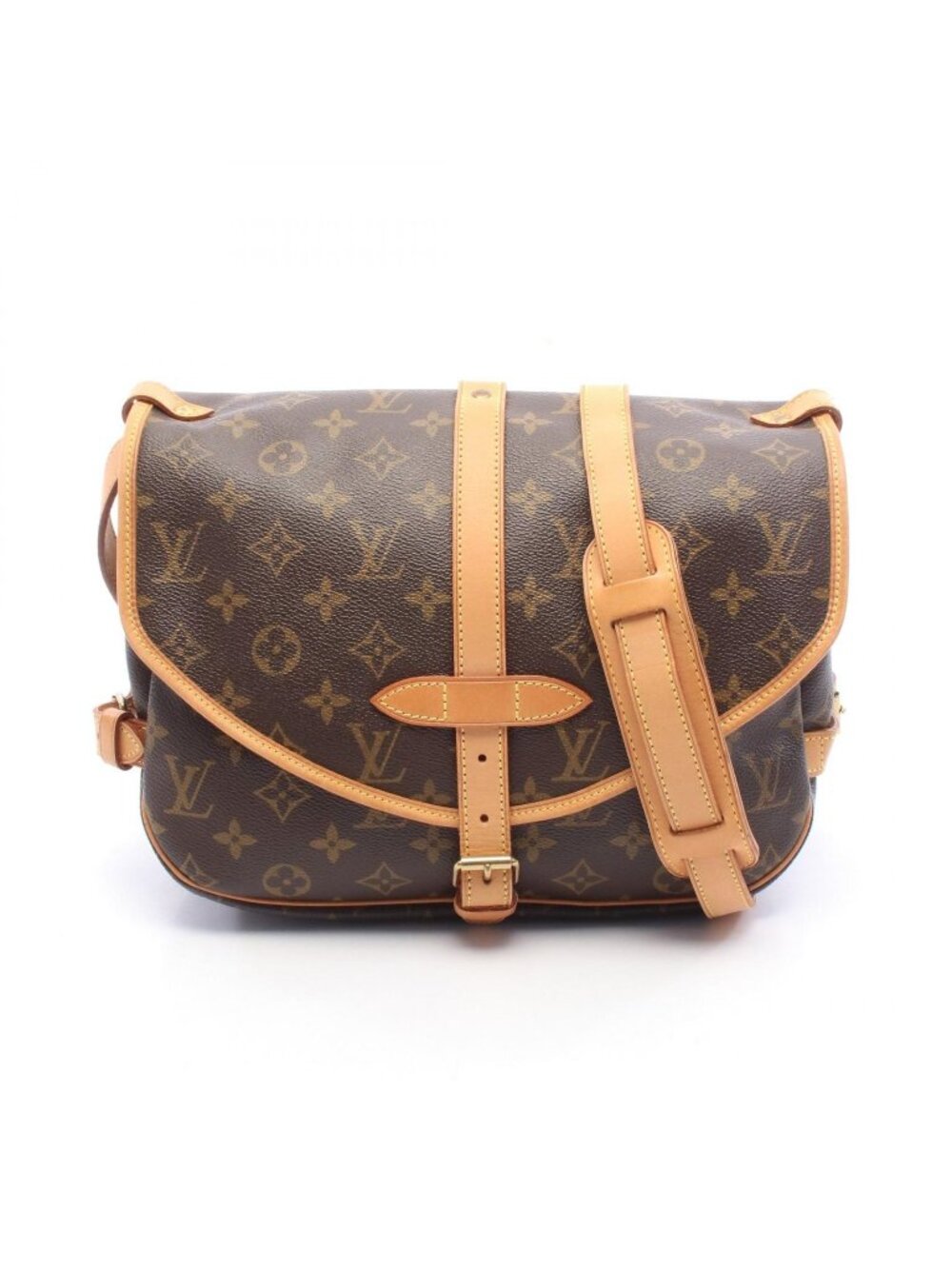 Louis Vuitton Shoulder Bag Saumur 30 Monogram Leather